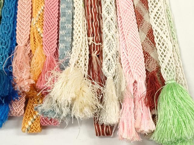 平和屋着物＊夏物 和装小物 帯締め20本セット レース織 金銀糸 逸品 DABC1098zzz
