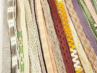 平和屋着物＊夏物　和装小物　帯締め20本セット　レース織　飾り付き　金糸　逸品　DABC1099zzz
