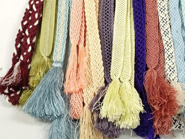 平和屋着物＊夏物 和装小物 帯締め20本セット レース織 銀糸 逸品 DABC1100zzz