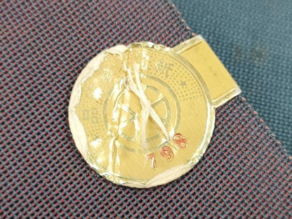 平和屋着物＊夏物 西陣 名古屋帯 帯反物 舞蝶文 ゑり善扱い 証紙付き 逸品 未使用 DABC1145zzz