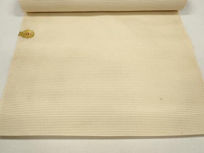 平和屋着物＊夏物 西陣 一秀織物 名古屋帯 帯反物 駒刺繍 総刺繍 亀甲花文 銀糸 証紙付き 逸品 未使用 DABC1147zzz