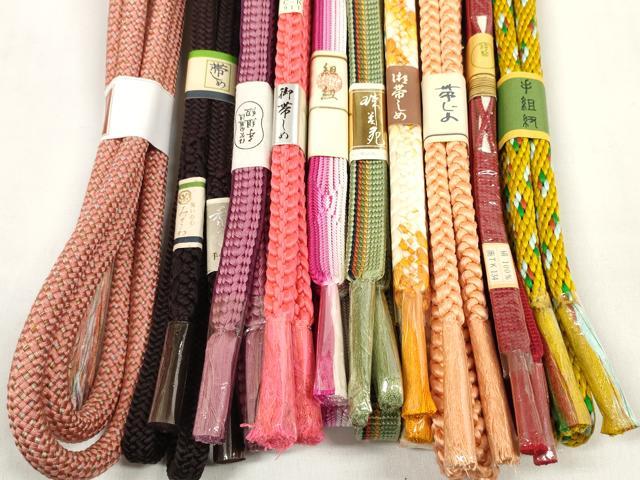平和屋着物●和装小物 帯締め10本セット 手組紐 鎌倉組 逸品 未使用 DABC1194zzz