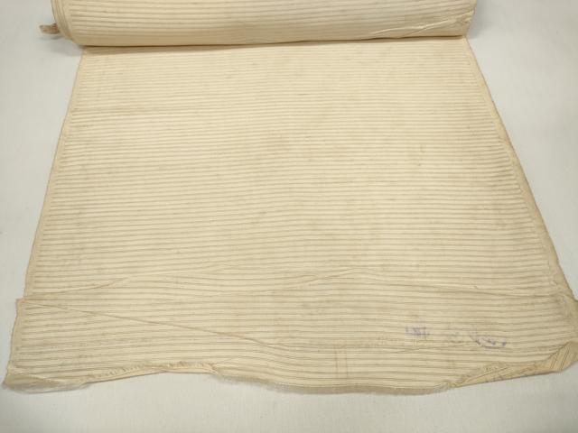 平和屋着物＊夏物 アンティーク 大正ロマン 名古屋帯 帯反物 総刺繍 朝顔 アサガオ 銀糸 逸品 未使用 DABC1233zzz