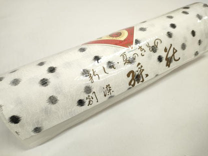 平和屋着物＊夏物　浴衣　反物　着尺　水玉　綿　未使用　DABC1248zzz