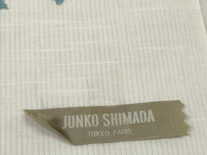 平和屋着物＊夏物 島田順子 JUNKO SHIMADA フランス芸術文化勲章受賞 浴衣 反物 着尺 朝顔 アサガオ 綿 未使用 DABC1251zzz