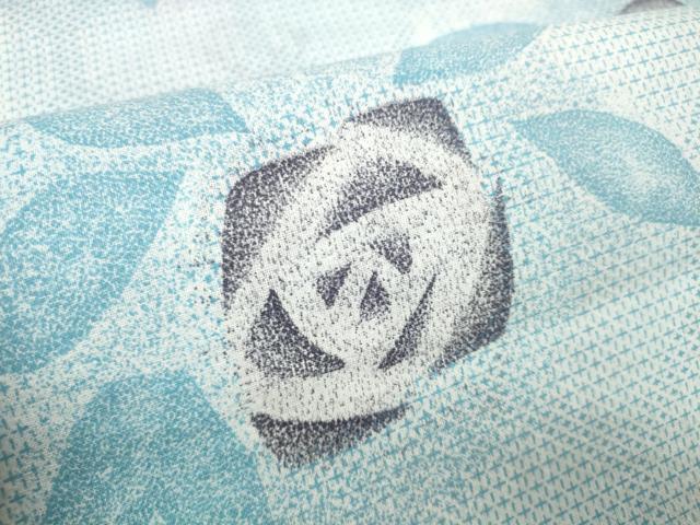 平和屋着物＊夏物 浴衣 反物 着尺 薔薇 バラ 松坂屋扱い 綿 未使用 DABC1253zzz