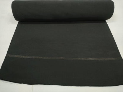 平和屋着物＊夏物 西陣 黒紋付 黒反物 着尺 絽 堅牢染 逸品 未使用 DABC1265zzz