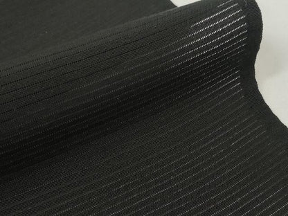 平和屋着物＊夏物 西陣 黒紋付 黒反物 着尺 絽 堅牢染 逸品 未使用 DABC1265zzz