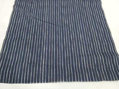平和屋着物＊夏物 阿波しじら織 浴衣 反物 着尺 縞 綿 逸品 未使用 DABC1348zzz
