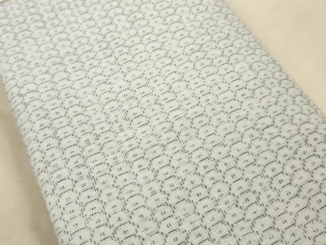 平和屋着物＊夏物　男性　志賀上布　反物　着尺　80亀甲　総詰め　キングサイズ　綿　逸品　未使用　DABC1369zzz