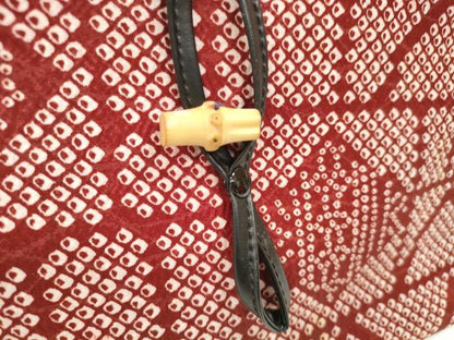 平和屋着物▼和装小物 和装バッグまとめて3点 ハンドバッグ 椿 鹿の子 グラデーション 逸品 DABC1426zzz