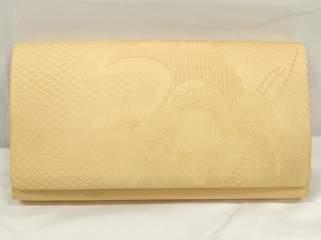 平和屋着物▼和装小物 和装バッグまとめて6点 がま口 クラッチ 抱え型 花青海波 亀甲吉祥文 逸品 DABC1435zzz