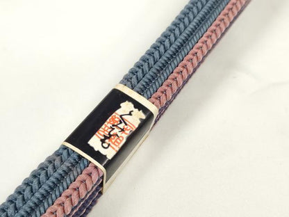 平和屋着物●和装小物　帯締め・帯揚げセット　暈し染め　組紐　伊勢織工房謹製　逸品　未使用　DABC1458zzz