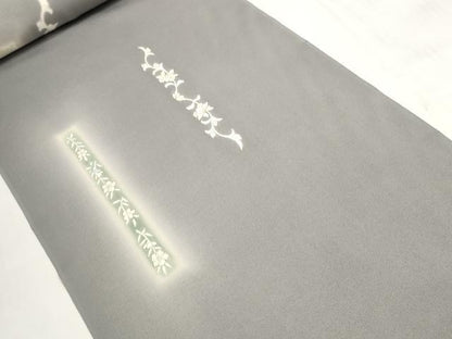 平和屋着物●付下げ　反物　着尺　花鳥文　暈し染め　金彩　丹後ちりめん　逸品　未使用　DABC1471zzz