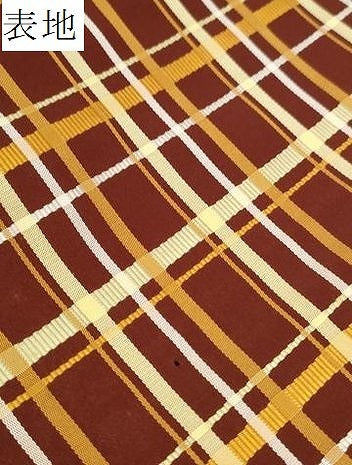 平和屋着物●羽織・コート　反物　羽尺　吉野間道　逸品　未使用　DABC1474zzz