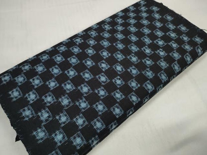 平和屋着物●久留米絣　解き反物　着尺　格子絣　綿　逸品　DABC1510zzz