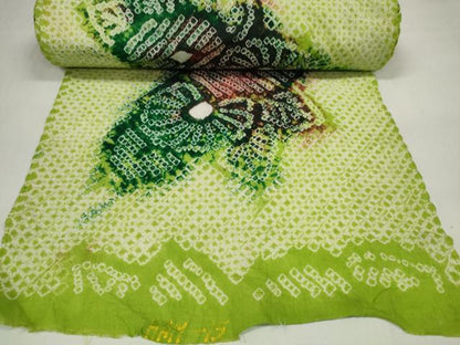 平和屋着物＊夏物 有松鳴海絞 浴衣 反物 着尺 草花文 綿 逸品 未使用 DABC1517zzz