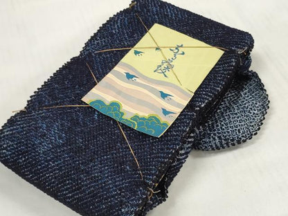 平和屋着物＊夏物 有松鳴海絞 浴衣 反物 着尺 湯のし前 綿 逸品 未使用 DABC1522zzz