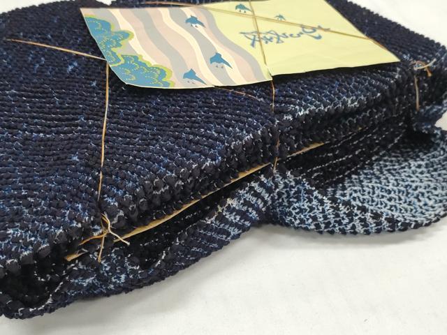 平和屋着物＊夏物 有松鳴海絞 浴衣 反物 着尺 湯のし前 綿 逸品 未使用 DABC1522zzz