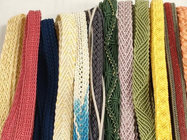 平和屋着物＊夏物 和装小物 帯締め20本セット レース織 金糸 逸品 DABC1541zzz