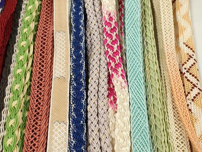 平和屋着物＊夏物 和装小物 帯締め20本セット レース織 銀糸 逸品 DABC1543zzz