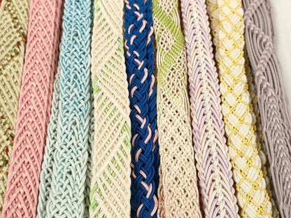 平和屋着物＊夏物 和装小物 帯締め20本セット レース織 銀糸 逸品 DABC1544zzz