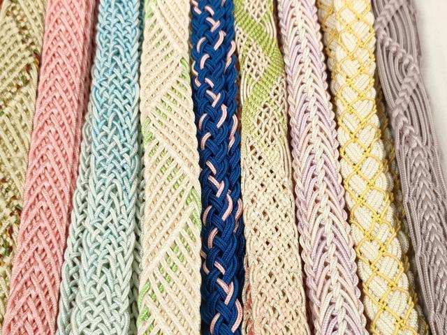 平和屋着物＊夏物 和装小物 帯締め20本セット レース織 銀糸 逸品 DABC1544zzz