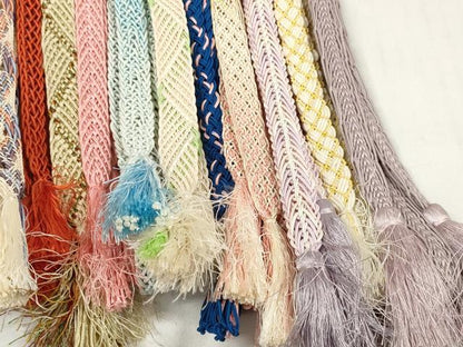 平和屋着物＊夏物 和装小物 帯締め20本セット レース織 銀糸 逸品 DABC1544zzz