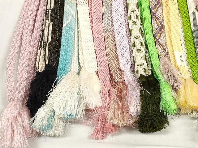 平和屋着物＊夏物 和装小物 帯締め20本セット レース織 金銀糸 逸品 DABC1546zzz