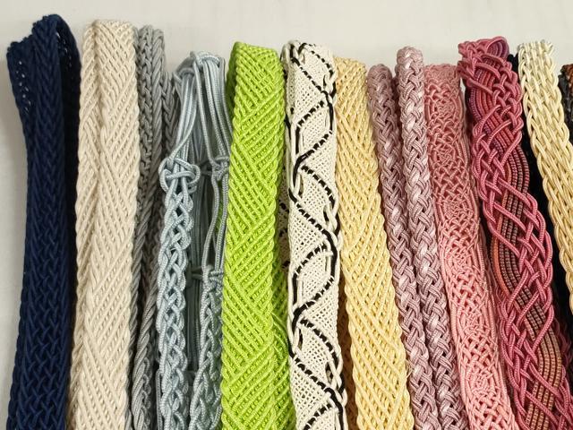平和屋着物＊夏物　和装小物　帯締め20本セット　レース織　金糸　逸品　DABC1550zzz