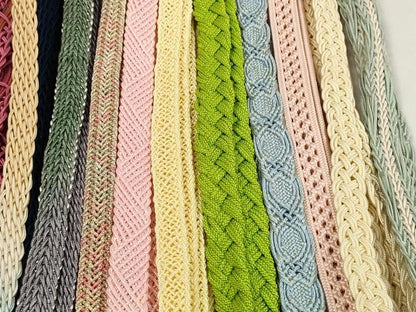 平和屋着物＊夏物　和装小物　帯締め20本セット　レース織　金糸　逸品　DABC1550zzz