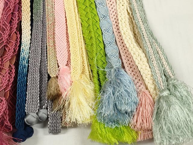平和屋着物＊夏物　和装小物　帯締め20本セット　レース織　金糸　逸品　DABC1550zzz