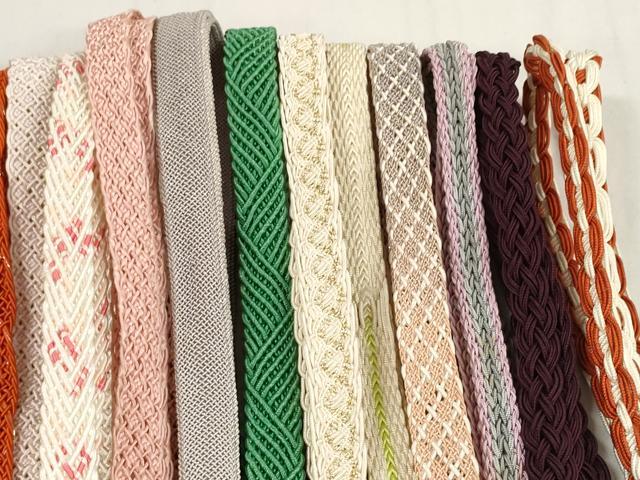 平和屋着物＊夏物 和装小物 帯締め20本セット レース織 金糸 逸品 DABC1551zzz