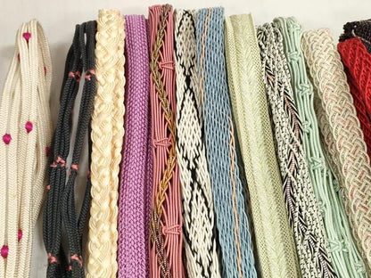 平和屋着物＊夏物 和装小物 帯締め20本セット レース織 金糸 逸品 DABC1554zzz