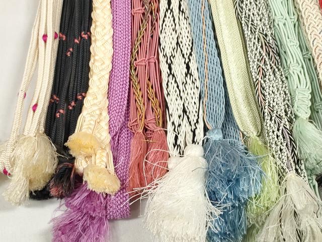 平和屋着物＊夏物 和装小物 帯締め20本セット レース織 金糸 逸品 DABC1554zzz