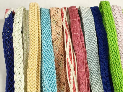 平和屋着物＊夏物 和装小物 帯締め20本セット レース織 手組紐 金糸 逸品 DABC1555zzz