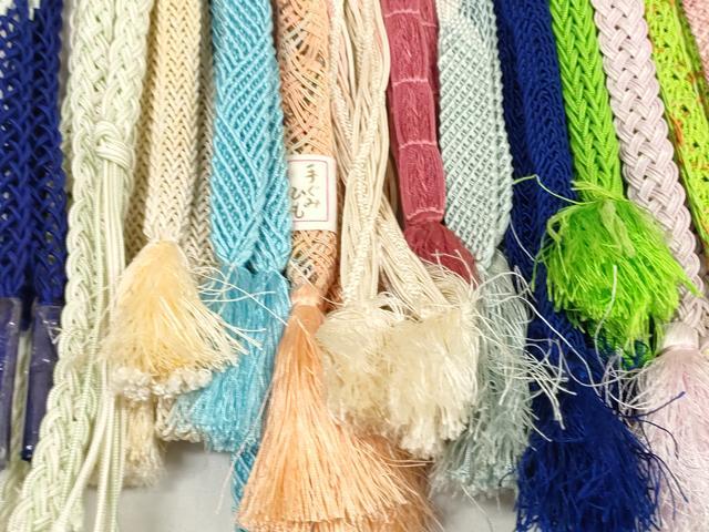 平和屋着物＊夏物 和装小物 帯締め20本セット レース織 手組紐 金糸 逸品 DABC1555zzz