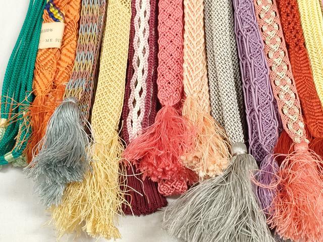 平和屋着物＊夏物 和装小物 帯締め20本セット レース織 金糸 逸品 DABC1556zzz