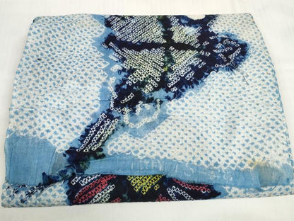 平和屋着物＊夏物 有松鳴海絞 浴衣 反物 着尺 花繋ぎ 綿 逸品 未使用 DABC1565zzz