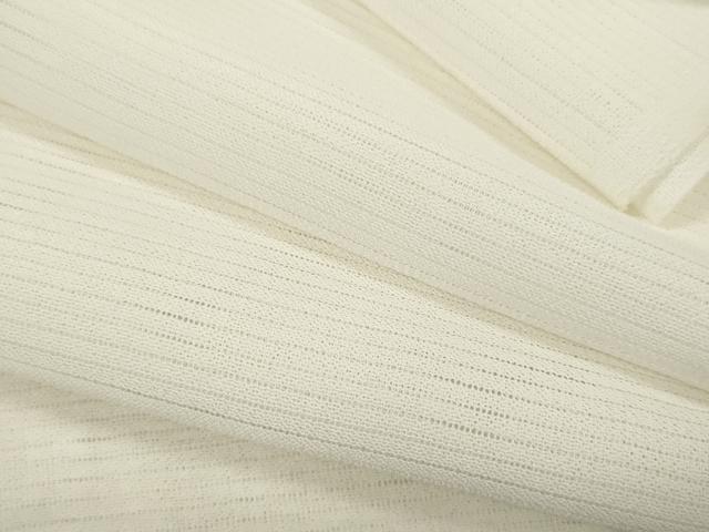 平和屋着物＊夏物 長襦袢 反物 着尺 壁絽 生成り色 未使用 DABC1583zzz