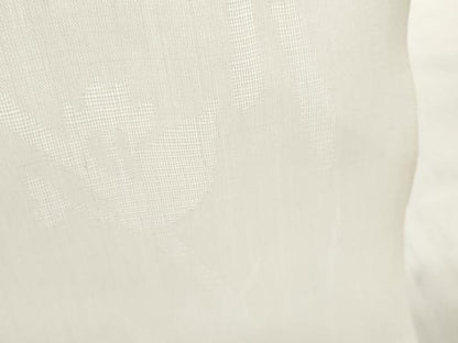 平和屋着物＊夏物 長襦袢 反物 着尺 花紋紗 生成り色 小千谷織物謹製 本麻 逸品 未使用 DABC1585zzz