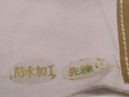 平和屋着物＊夏物 色無地 反物 着尺 絽 洛中平安泥 白藤色 逸品 未使用 DABC1591zzz