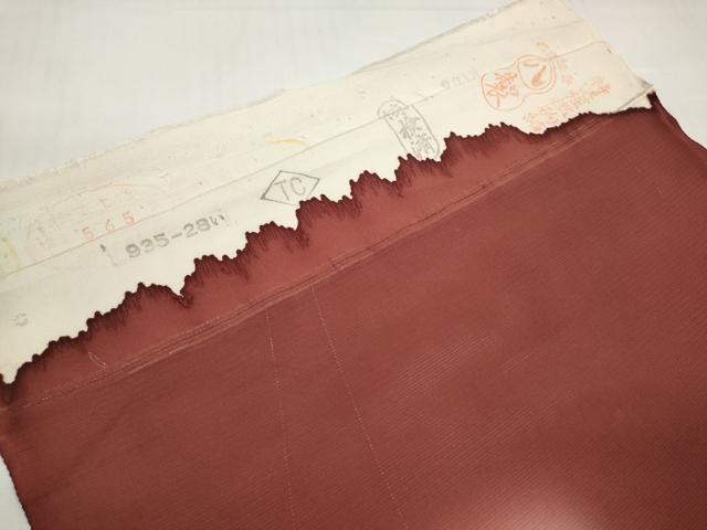 平和屋着物＊夏物 小紋 反物 着尺 駒絽 草花文 暈し染め 逸品 未使用 DABC1601zzz