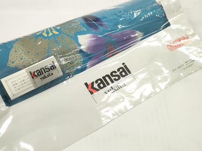 平和屋着物＊夏物 世界的ファッションデザイナー 山本寛斎 kansaiブランド 浴衣 反物 着尺 草花 証紙付 綿 未使用 DABC1752zzz