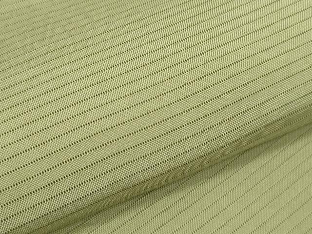 平和屋着物＊夏物 色無地 反物 着尺 絽 京染 抹茶色 逸品 未使用 DABC1757zzz