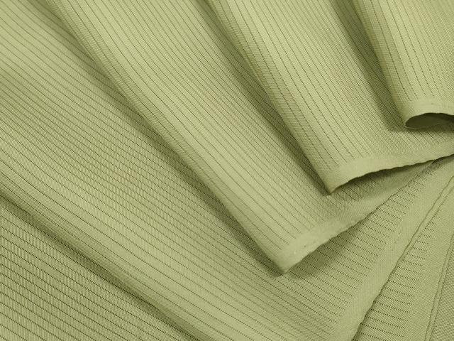 平和屋着物＊夏物 色無地 反物 着尺 絽 京染 抹茶色 逸品 未使用 DABC1757zzz