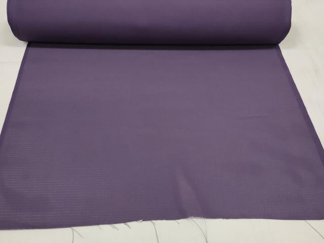 平和屋着物＊夏物 色無地 反物 着尺 駒絽 深紫色 洗える着物 未使用 DABC1758zzz