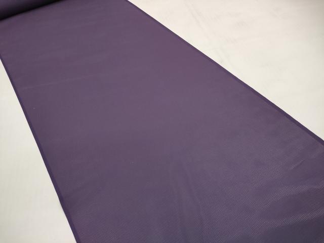平和屋着物＊夏物 色無地 反物 着尺 駒絽 深紫色 洗える着物 未使用 DABC1758zzz