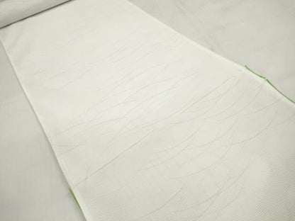 平和屋着物＊夏物 長襦袢 反物 着尺 平絽 芝文 生成り色 洗える着物 未使用 DABC1763zzz