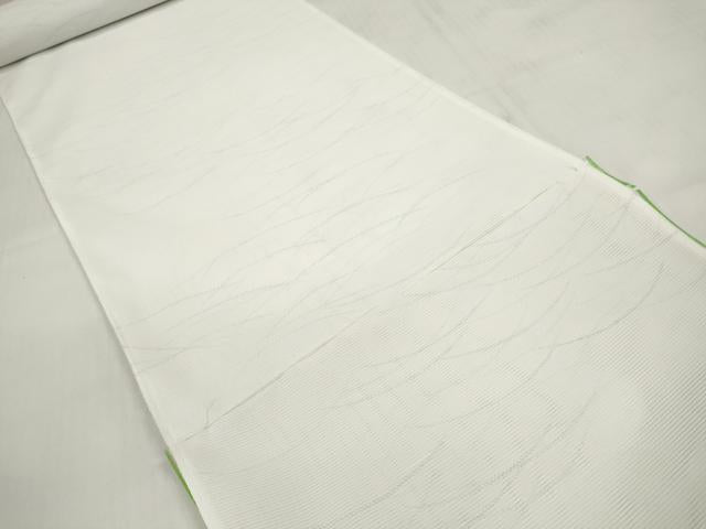 平和屋着物＊夏物 長襦袢 反物 着尺 平絽 芝文 生成り色 洗える着物 未使用 DABC1763zzz